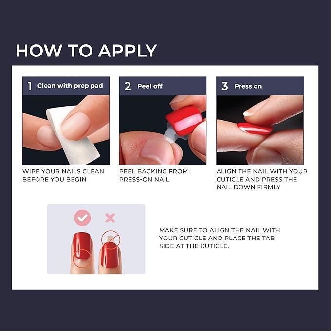 Kiss imPRESS PRESS-ON MANICURE KIM002C One More Chance 30 Nails