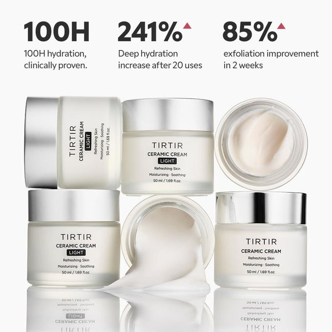 TIRTIR Ceramic Cream Refreshing Skin Moisturizer - 50ml