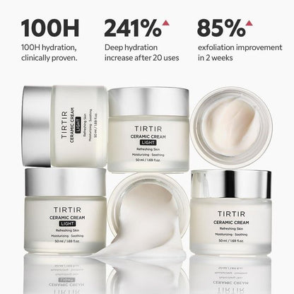 TIRTIR Ceramic Cream Refreshing Skin Moisturizer - 50ml
