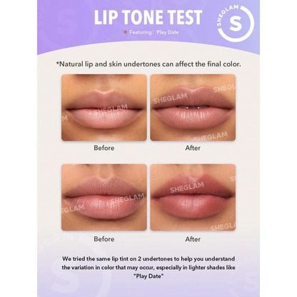 SHEGLAM GLAM Soft Haze Lip Blur-Play Date 2.6g