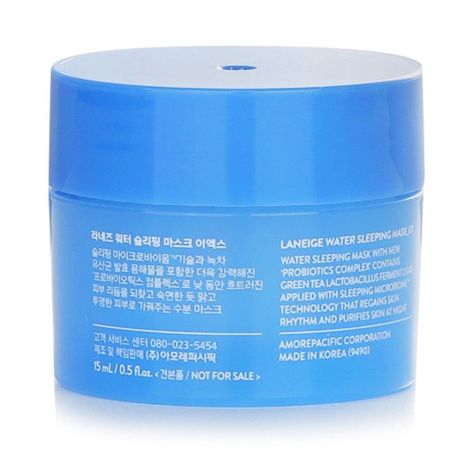 Laneige Water Sleeping Mask_EX Overnight Hydrating Brightening Softening Gel Mask with Sleeping Microbiome - 15ml