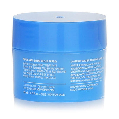 Laneige Water Sleeping Mask_EX Overnight Hydrating Brightening Softening Gel Mask with Sleeping Microbiome - 15ml