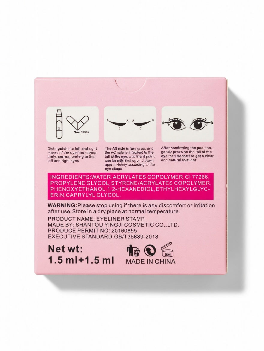 Eyeliner STAMP ALLIN ONE EASY TO MAKEUP 1.5ml+1.5ml