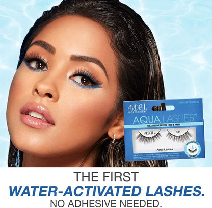 Aqua Lashes™ Water-Activated, Adhesive-Free False Eyelashes style 341