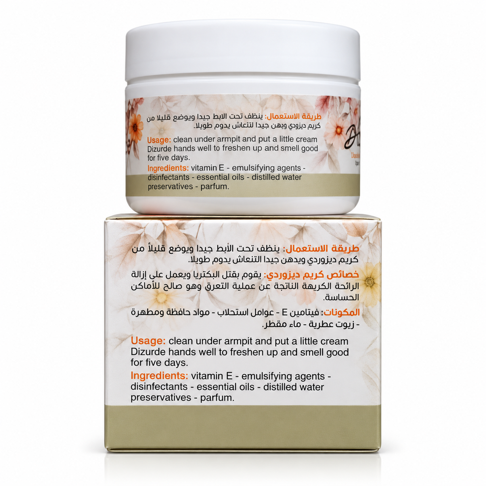 Dizurde Deodorant Cream Flower Love with Vitamin E – 35 g