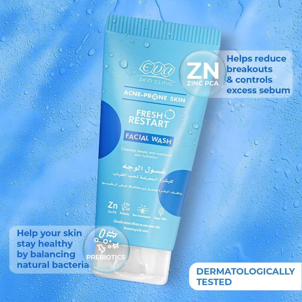 Skin Clinic Fresh Restart Facial Wash for Acne-Prone Skin – 150 ml