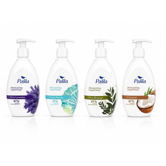 Palila Moisturizing Liquid Soap -97% NATURAL ORIGIN INGREDIENTS - Hand Soap - Coconut - 500ml
