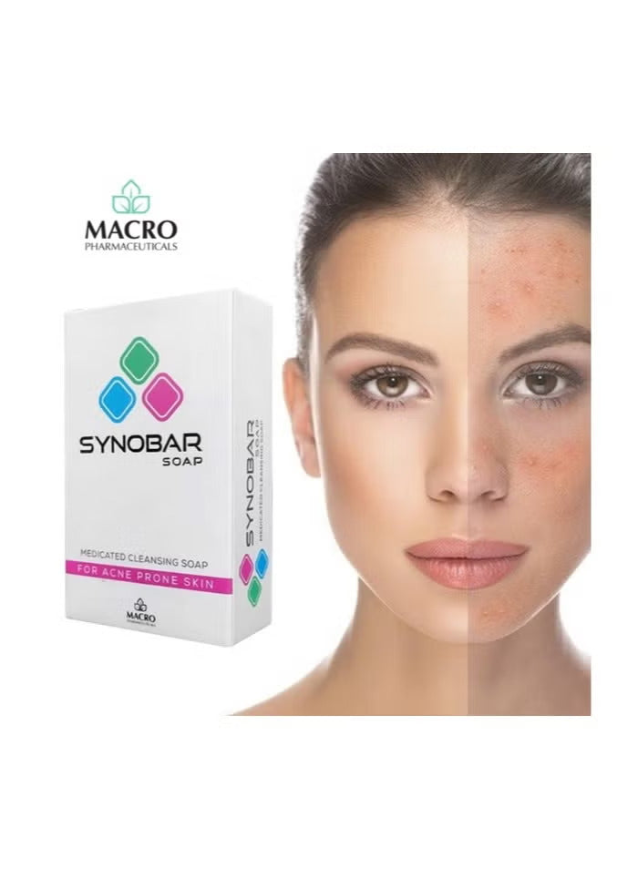 Synobar Soap – Medicated Cleansing Soap for Acne-Prone Skin 100g
