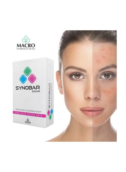 Synobar Soap – Medicated Cleansing Soap for Acne-Prone Skin 100g