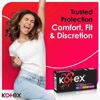 Kotex TAMPONS ZERO LEAKS NORMAL 16PCS