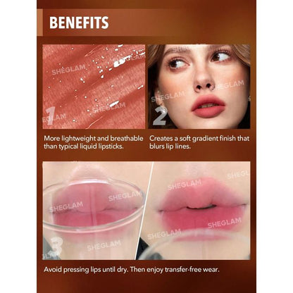 SHEGLAM GLAM Soft Haze Lip Blur-Play Date 2.6g