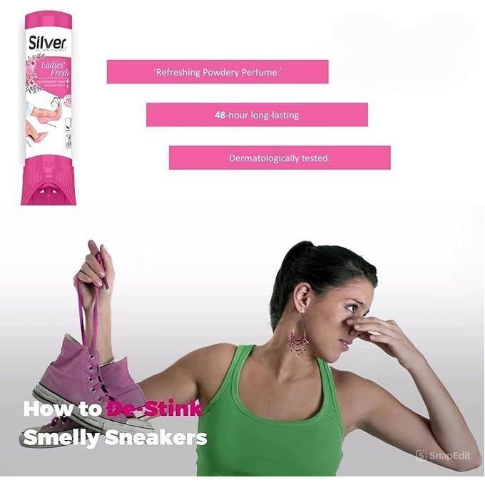 Silver Ladies Fresh - Freshener and Deodoriser 48 Hour Odor Elimination 100 ml