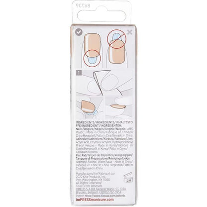 imPRESS THE NO GLUE MANI IMC506C LATTE 30 Nails