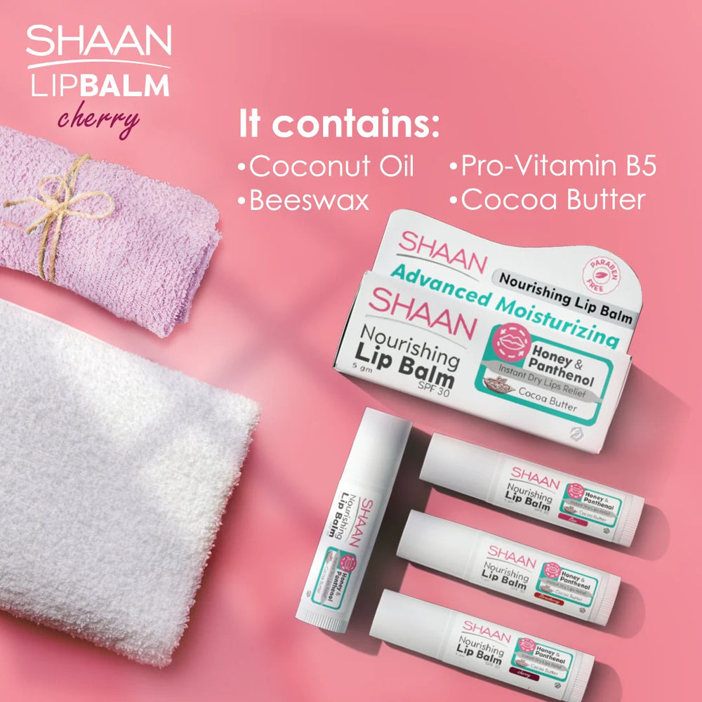 Nourishing Lip Balm Cherry SPF 30 - Paraben Free - 5g