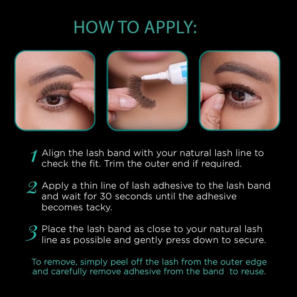 Natural Lashes 120 Demi – Black