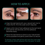 Natural Lashes 120 Demi – Black
