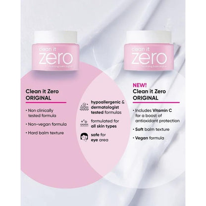 Banila Co Clean It Zero Original Cleansing Balm – Makeup Remover for All Skin Types - 7ml