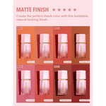SHEGLAM Color Bloom Liquid Blush Matte Finish - Love Cake 5.2ml