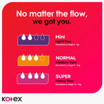 Kotex TAMPONS ZERO LEAKS NORMAL 16PCS