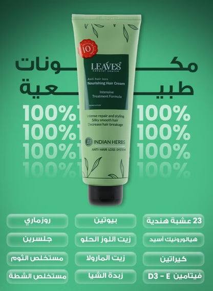 Anti Hair Loss Nourishing Hair Cream - Intensive Treatment with 23 Indian Herbs - 200ml