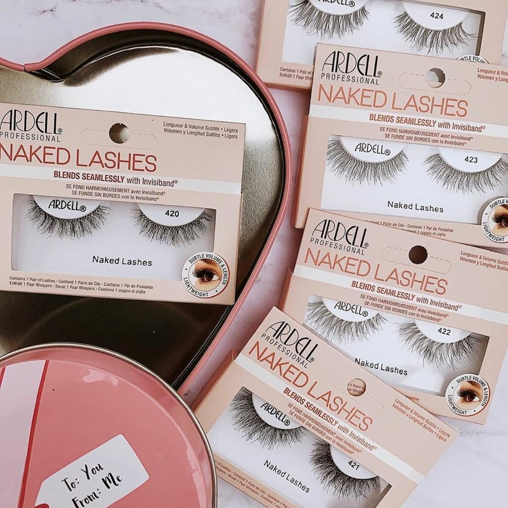 Professional Naked Lashes 420 – Lightweight Natural False Eyelashes, 1 Pair