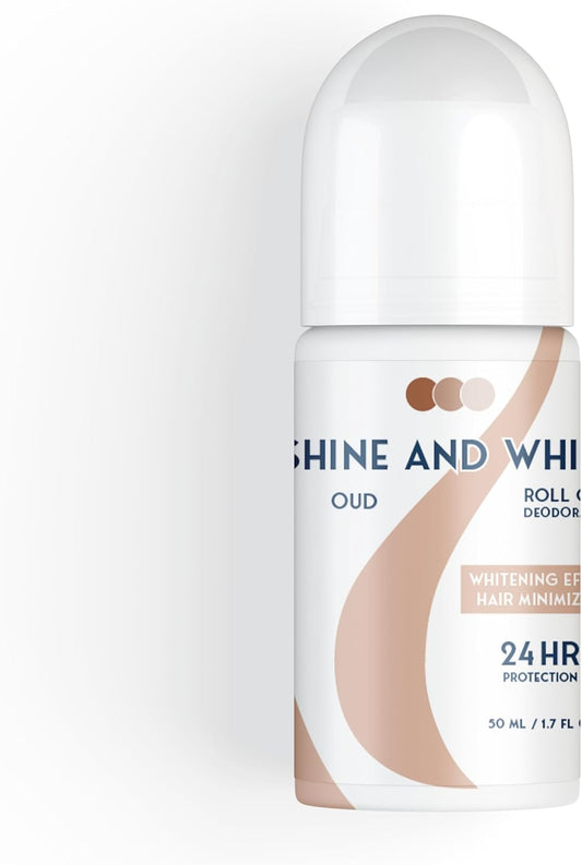 SHINE AND WHITE OUD ROLL ON SHITENING HAIR MINIMIZING 24HR 50ml