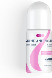 SHINE AND WHITE SWEET SUGAR ROLL ON WHITENING HAIR MINIMIZING 24HR 50ml