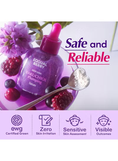EQQUAL BERRY Deep Cera Bakuchiol Plumping Serum 30ml
