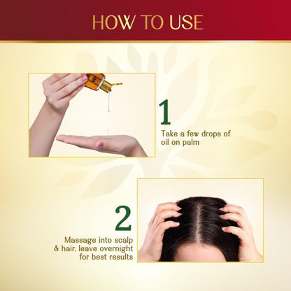 Herbsindia Clove & 7 Herbal Seeds Hair Oil With Nourish Tube 180 ml