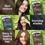 Godrej NEW expert - rich creme - with aloe vera - creme hair colour - natural brown 4 - creme colour 50g - lotion developer 50ml