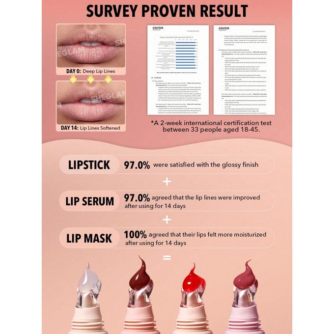 SHEGLAM GLAM Crystal Glaze Moisturizing Lip Care - Strawberry Milk