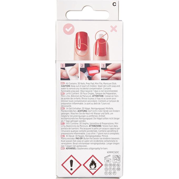 Kiss imPRESS PRESS-ON MANICURE KIMM09C Last Love 30 Nails