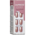Kiss imPRESS color PRESS-ON MANICURE KIMC004C Champagne Pink 30 Nails