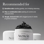Arencia Black Tea Rice Mochi Cleanser Deep Pore Cleansing Gentle Foaming Wash - 120g