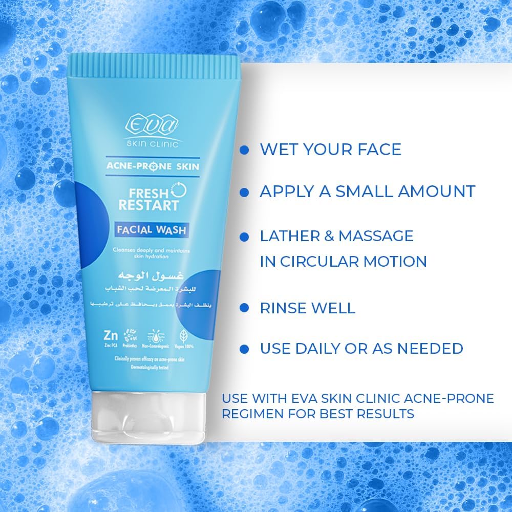 Skin Clinic Fresh Restart Facial Wash for Acne-Prone Skin – 150 ml