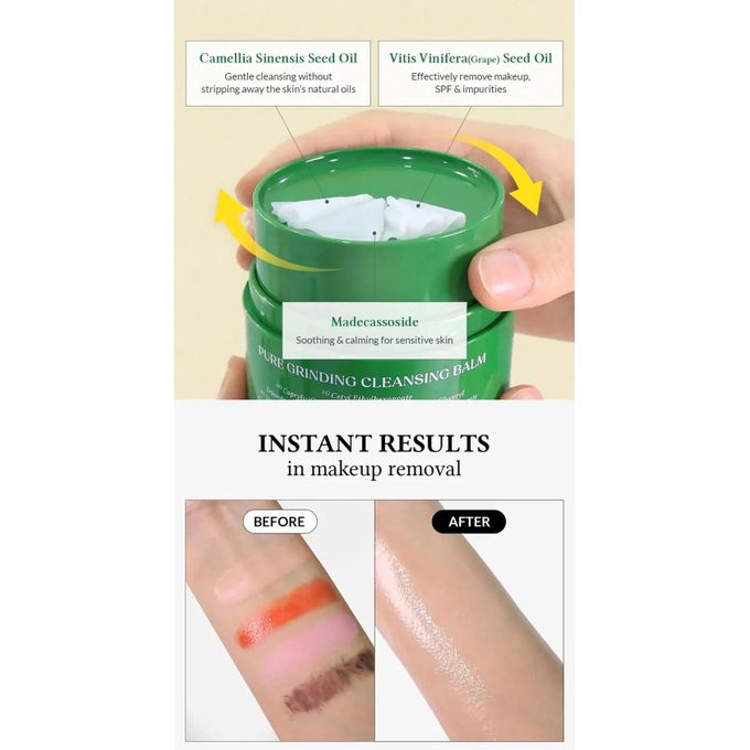Dr.Althea Pure Grinding Cleansing Balm – Makeup Remover for Sensitive Skin - 50ml