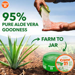 Aloe Vera GEL Creme 21 Germany for FACE - BODY - HANDS - 300ml
