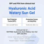 ISNtree WATERY SUN GEL - HYALURONIC ACID - SPF 50+ PA ++++, UVA-UVB - 50ml
