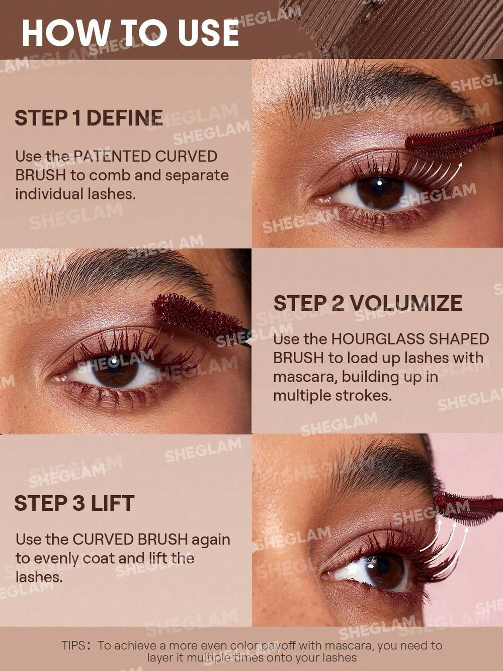 ALL IN ONE VOLUME & LENGTH MASCARA WATERPROOF - MACCHIATO - 4gx2