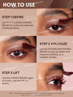 ALL IN ONE VOLUME & LENGTH MASCARA WATERPROOF - MACCHIATO - 4gx2