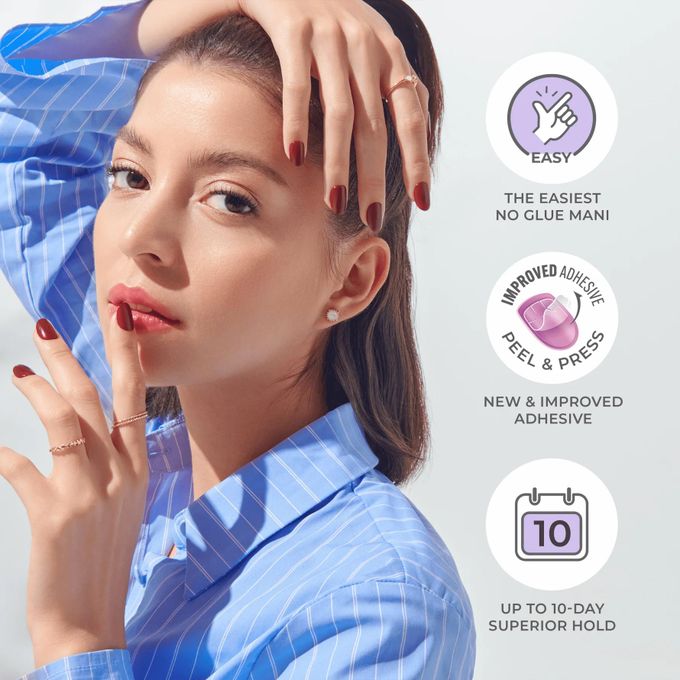 imPRESS THE NO GLUE MANI KIMC002C pick me pink 30 Nails