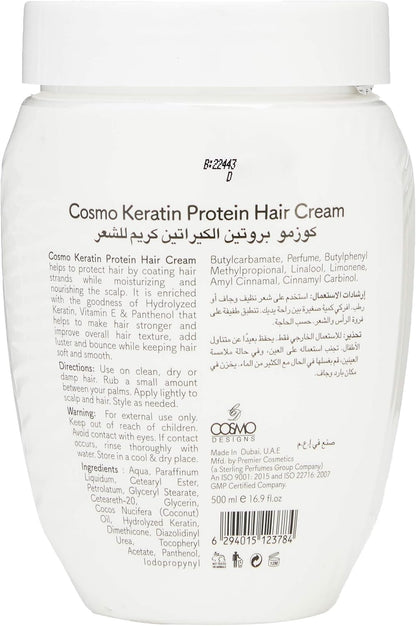 keratin protein hair cream VOLUME & SHINE 500ml