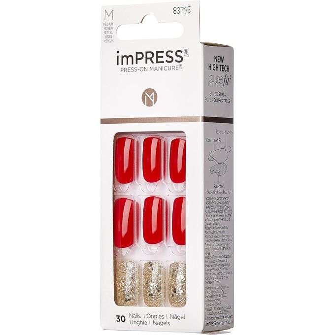 Kiss imPRESS PRESS-ON MANICURE KIMM09C Last Love 30 Nails