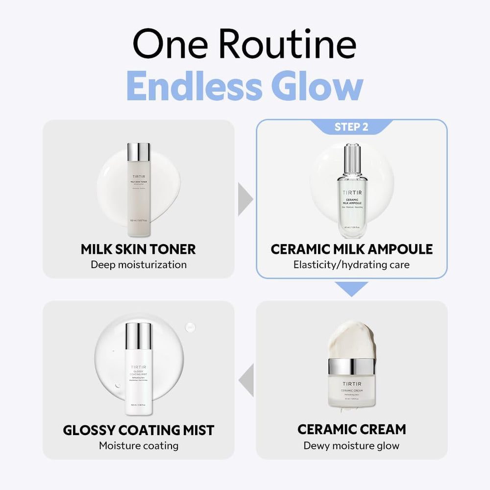 CERAMIC MILK AMPOULE Glow Moisture Nourishing 40ml