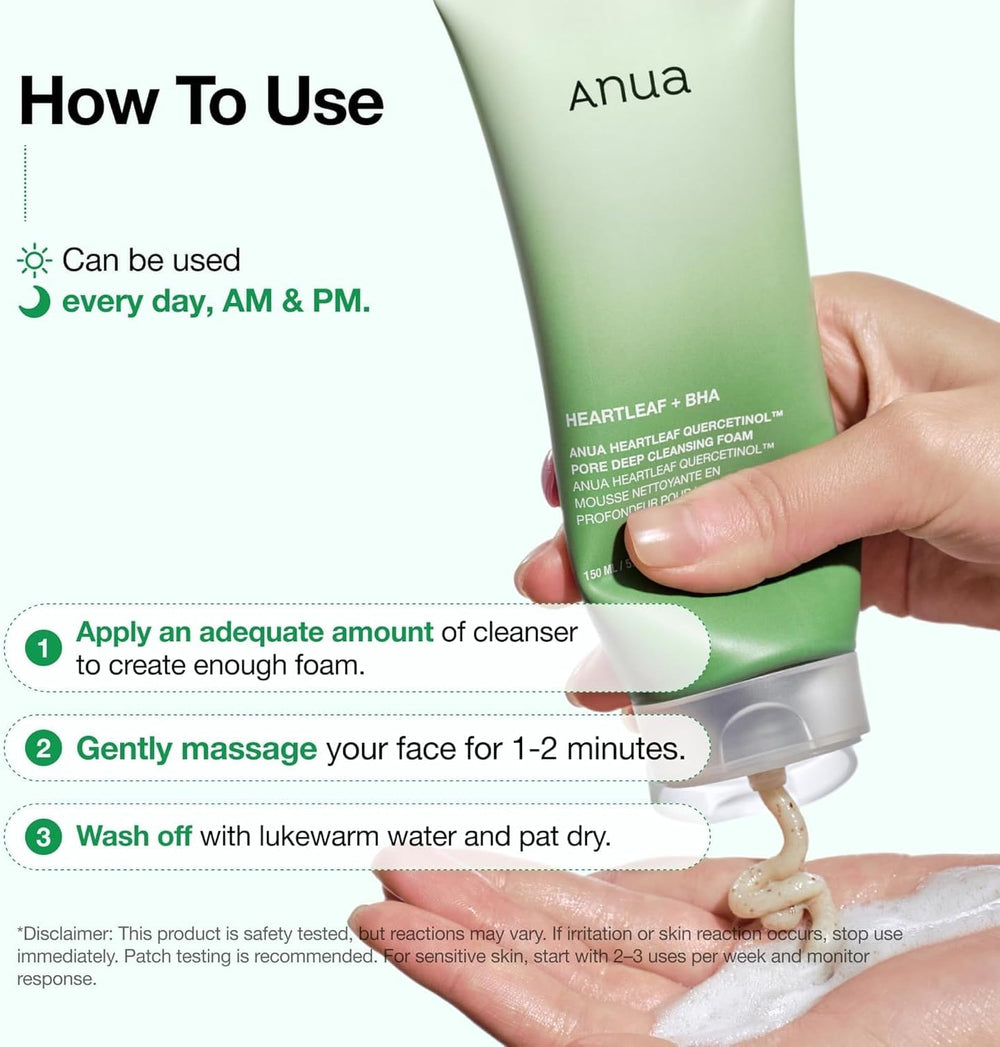 Heartleaf Quercetinol Pore Deep Cleansing Foam – 150 ml