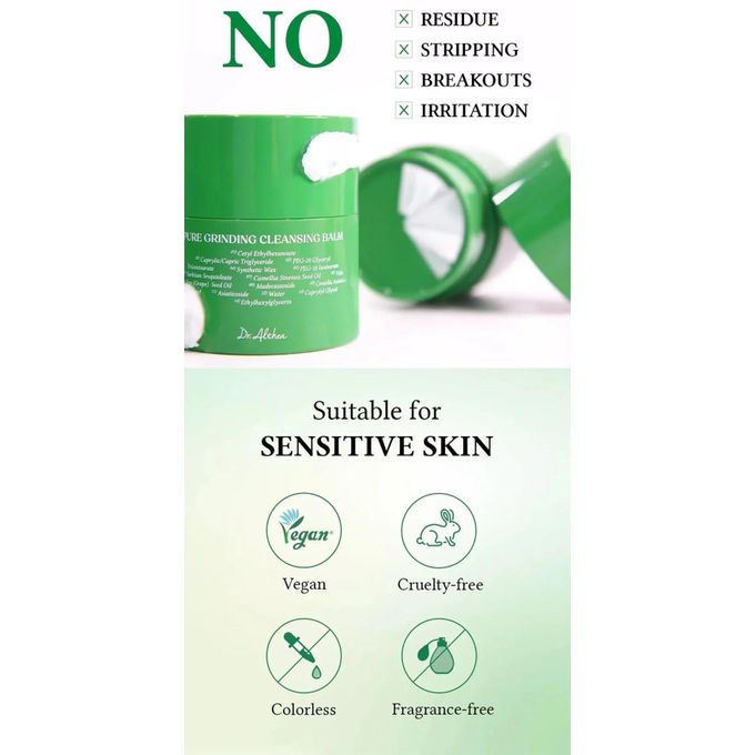Dr.Althea Pure Grinding Cleansing Balm – Makeup Remover for Sensitive Skin - 50ml