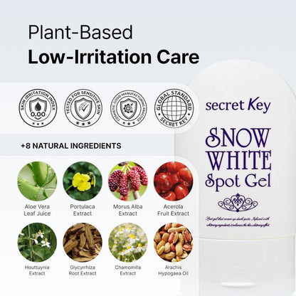 Secret Key SNOW WHITE Spot Gel For Body and Face - 65g