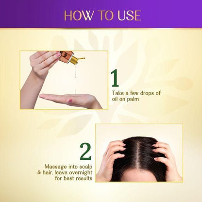 ONION & 7 Seeds Hair Oil With Nourish Tube Makes Hair Longer & Shinier Silicone & Paraben Free 280 ml