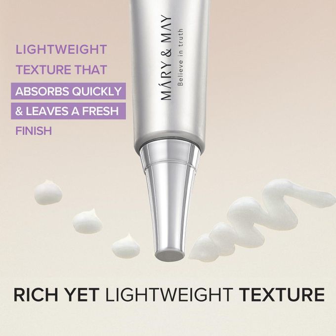 MARY & MAY Tranexamic Acid + Glutathion Eye Cream 30g WITHOUT BOX