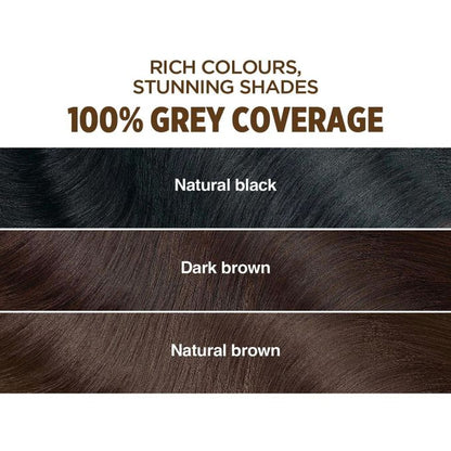 Godrej NEW expert - rich creme - with aloe vera - creme hair colour - dark brown 4.06 - creme colour 50g - lotion developer 50ml